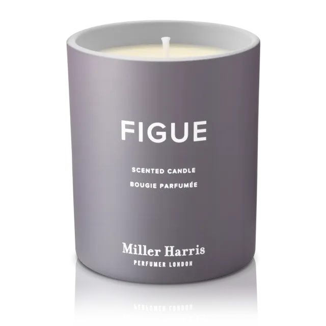 Miller Harris Figue duftlys 220g figen cedertræ