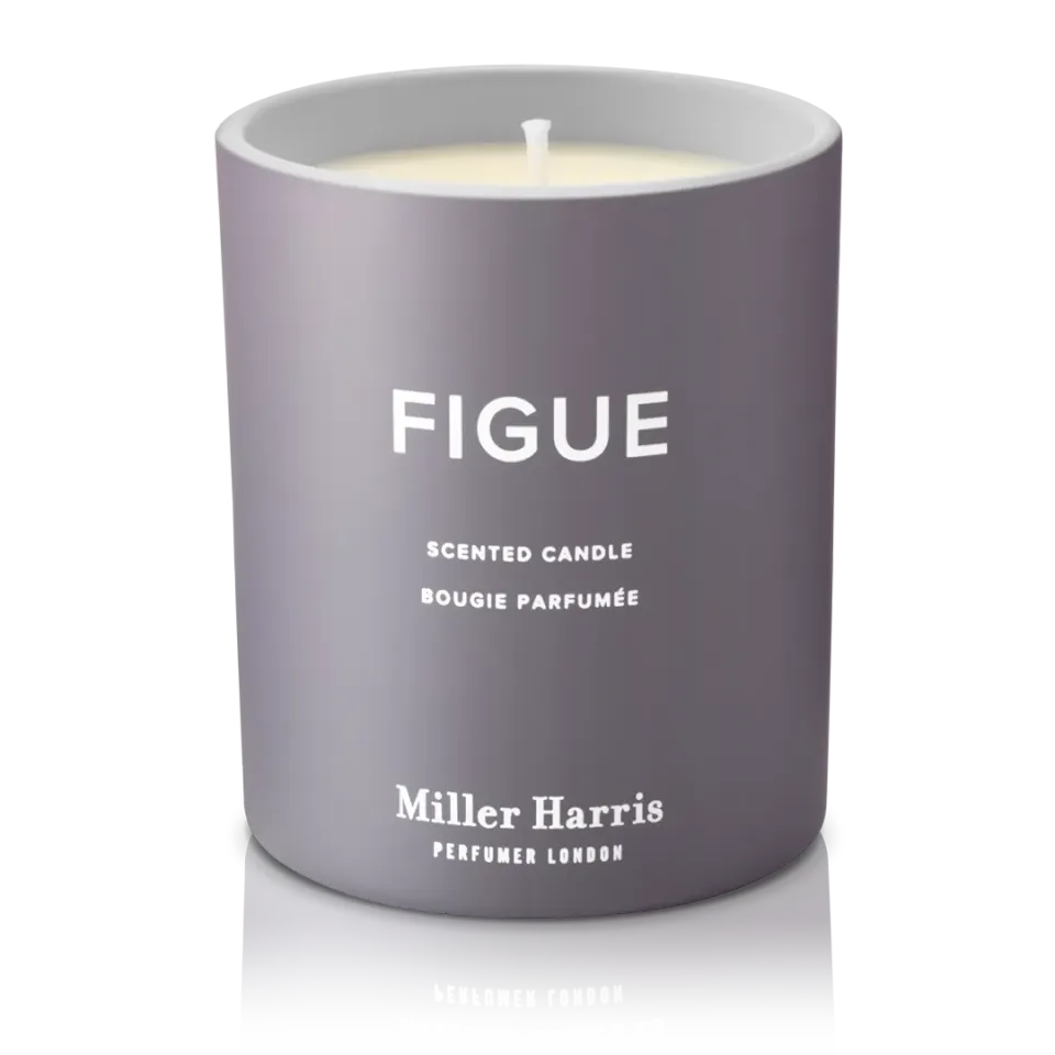 Miller Harris Figue duftlys 220g figen cedertræ