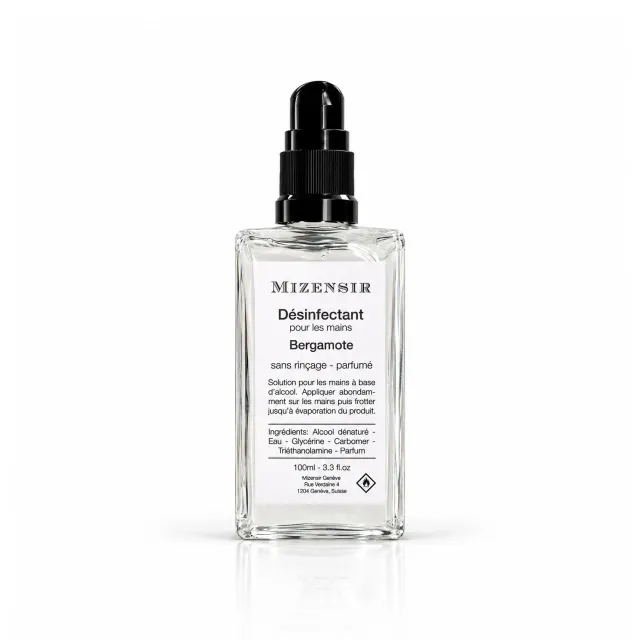 Mizensir Bergamote hånddesinfektion 100 ml citrus