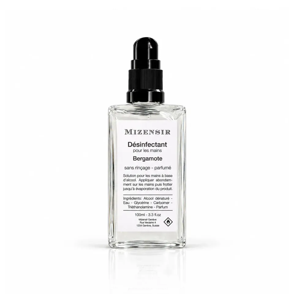 Mizensir Bergamote hånddesinfektion 100 ml citrus
