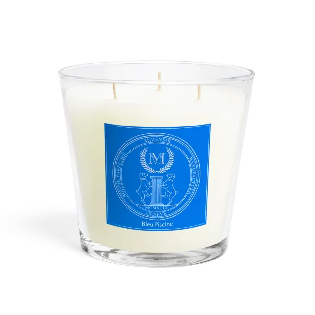 Mizensir Bleu Piscine duftlys 1500g aromatisk