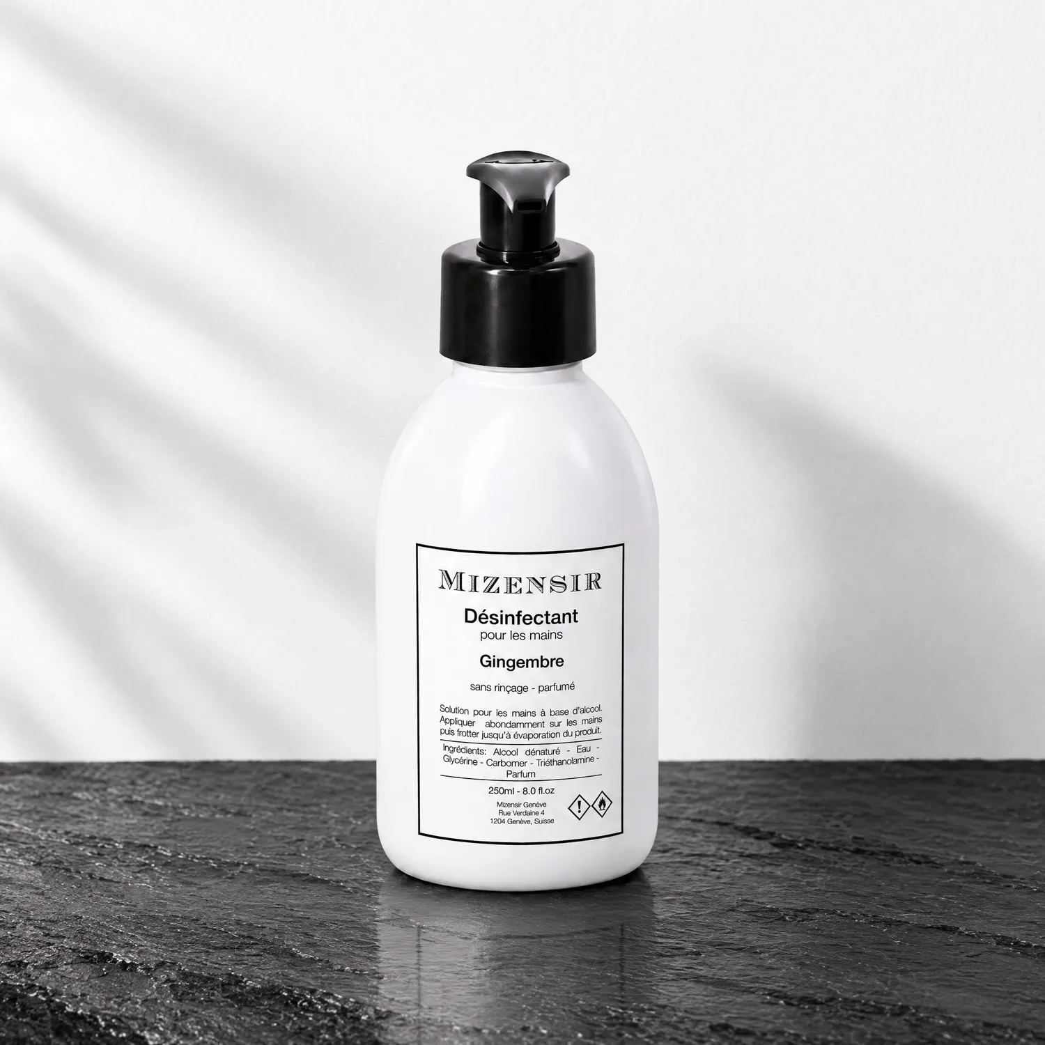 Mizensir Gingembre håndsprit 250ml ingefær