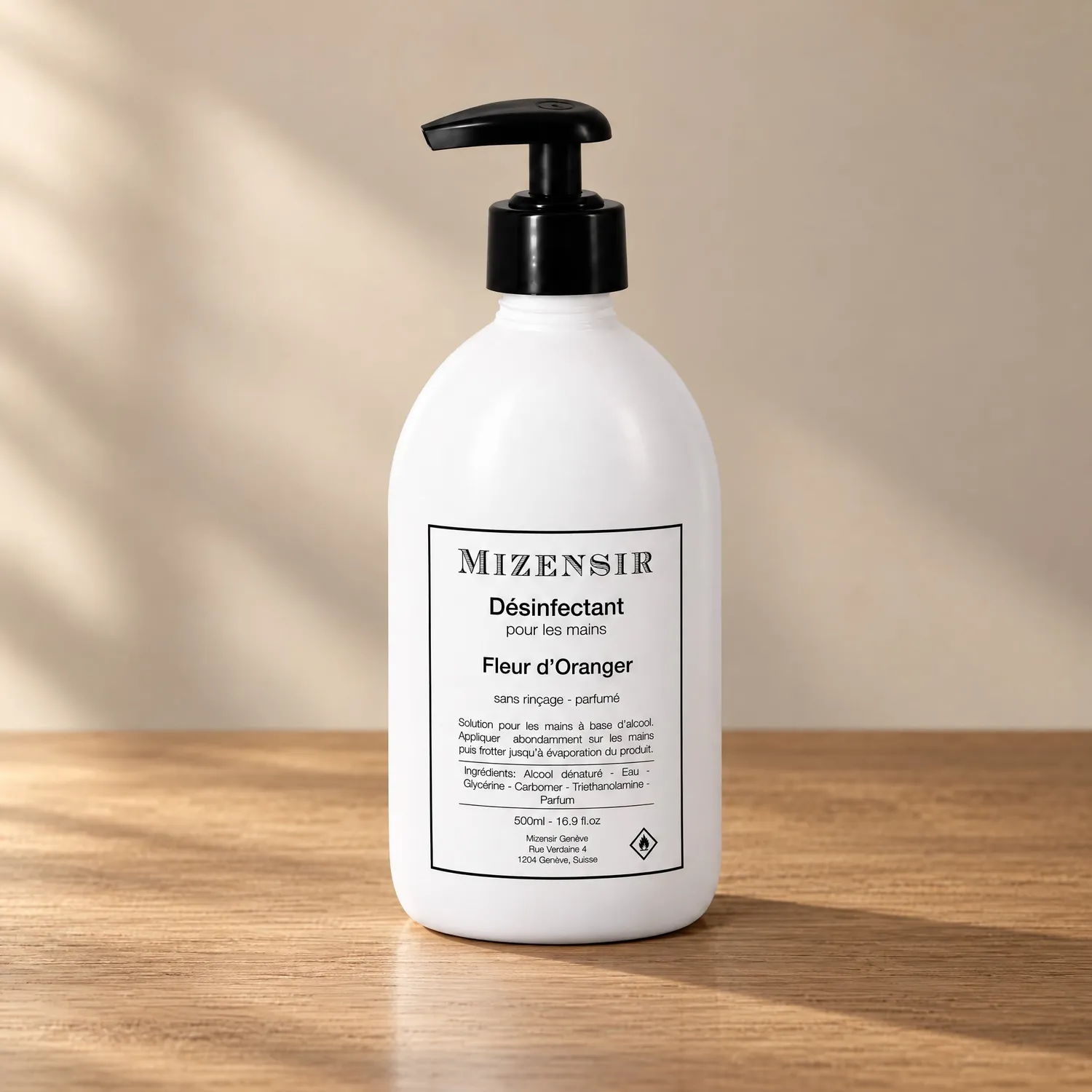 Mizensir Fleur dOranger håndsprit 500ml appelsinblomst