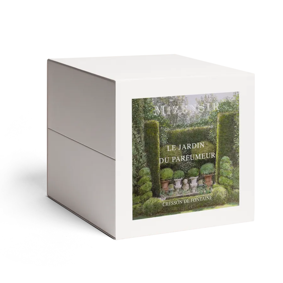 Mizensir Cresson de Fontaine duftlys 1500g grøn